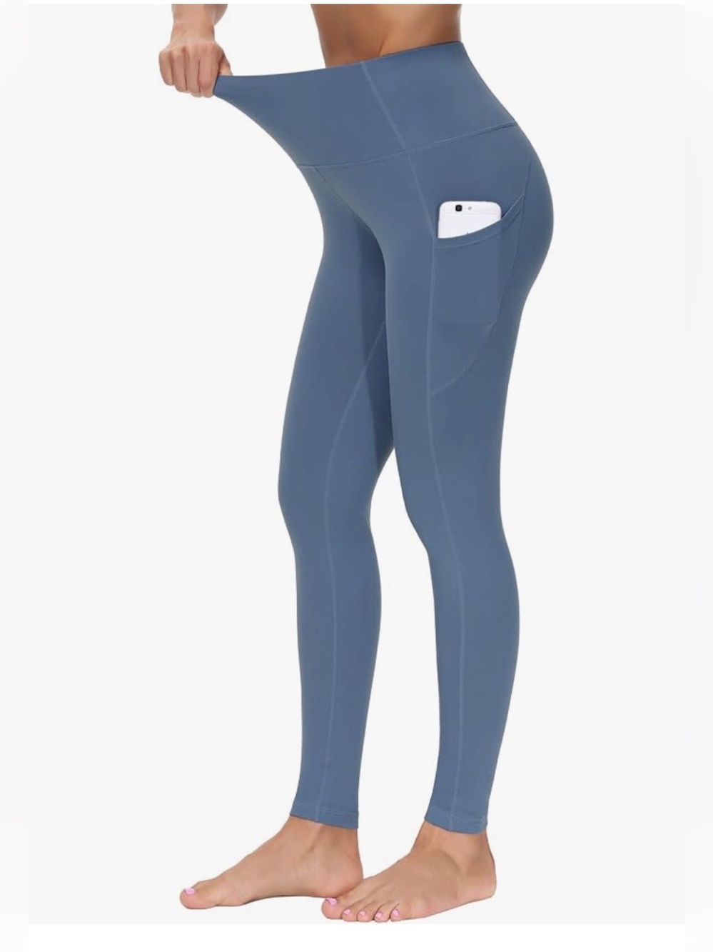 Gray blue  yoga leggings